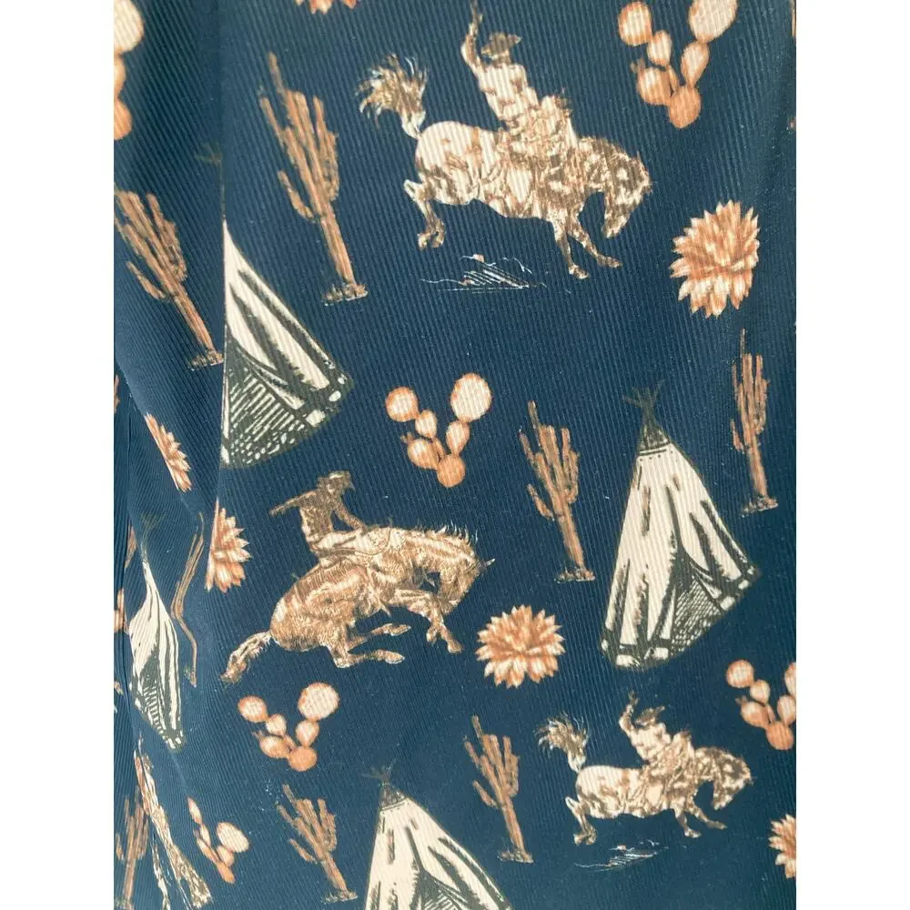 Sterling Kreek Not My First Rodeo Western Print One Shoulder Blouse Women’s 2X - Picture 5 of 9